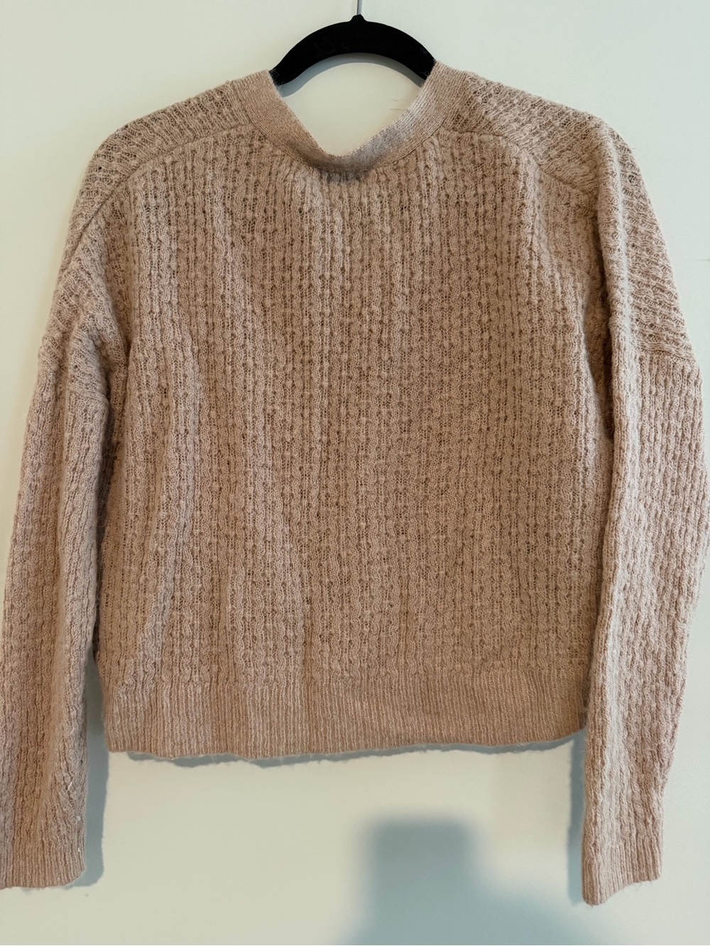 Madewell Cropped V-Neck Button Cardigan - Taupe - Picture 2 of 4
